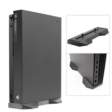 Новая черная вертикальная подставка зажим крепежа основы для Xbox One X Колыбель Подставка док-станция для X box One X док-станция игровые аксессуары