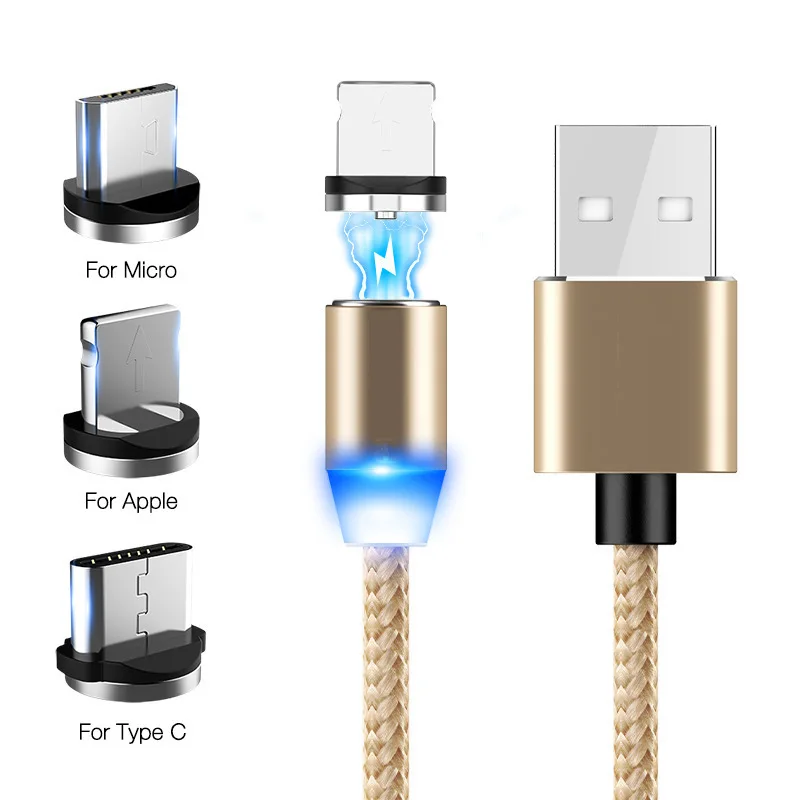 Магнитный кабель Tutew Micro USB Type C для iPhone 11 Samsung Xiaomi Huawei быстрая зарядка магнитное