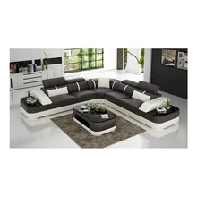 Мебель для гостиной, современный диван из натуральной кожи, секционный диван