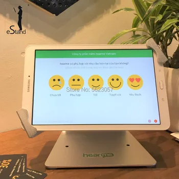 

eStand BR27003Q compatible 8" 10.1" 10.5" 11" pads locked clamp android tablet mount for Samsung tab POS/evaluation holder