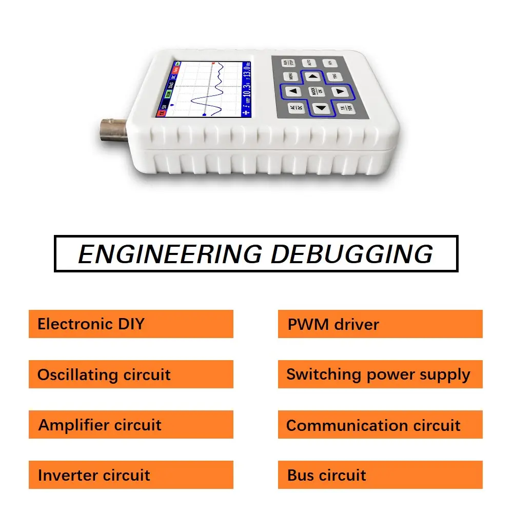 US $54.40 Fnirsi 2031h 24 Inch Screen Digital Oscilloscope 200msS Sampling Rate 30mhz Analog Bandwidth Support Waveform Storage