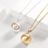 Eudora Maternity Jewelry Mix Styles White Gold Color Heart Chime Bola Pendant Angel Caller Necklace Jewelry For Pregnant Women 4