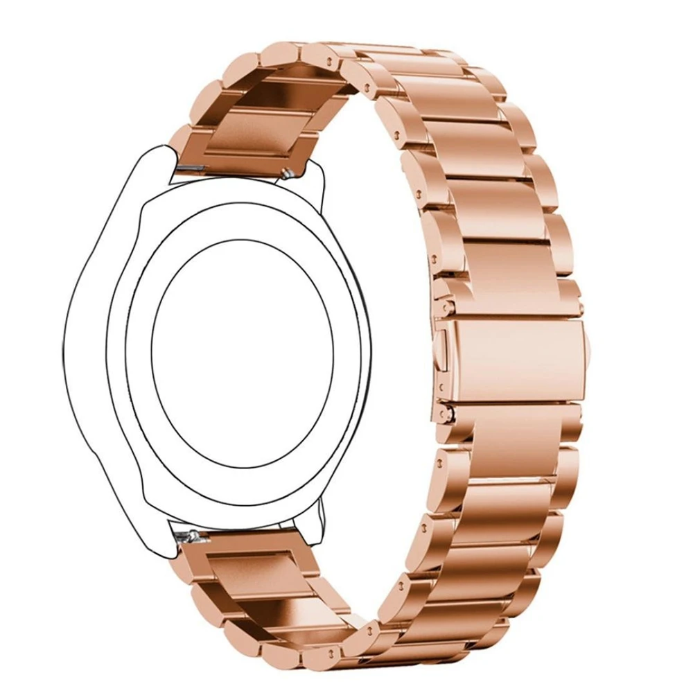 20 мм 22 мм ширина нержавеющей стали ремешок для samsung gear Sport S2 S3 Galaxy 42 мм 46 ремешок для часов, мм металлический браслет