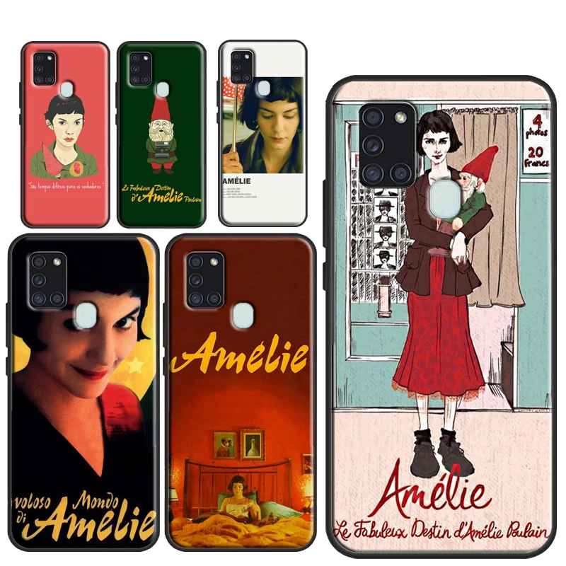Постер Amelie чехол с классическим французским фильмом для Samsung A72 A52 A42 A32 A12 A01 A02S A40 A50