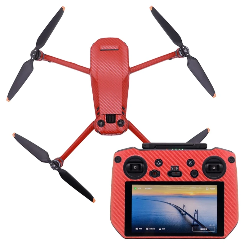 Colorful Drone Stickers for DJI Mavic 3 Decal Skin Sticker Drone Body Remote Controller Battery Protection Film Cover
