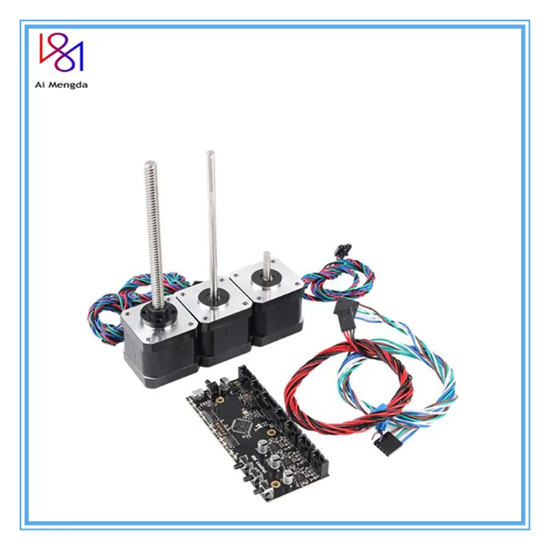 Prusa I3 MK3 мульти материалы 2 0 доска MMU2 с Мощность сигнальный провод и комплект двигателей MMU2.0 ходового винта