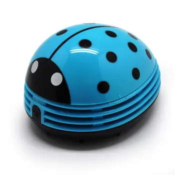 

Table Dust Vaccum Cleaner Ladybug Shaped Portable Corner Desk Vaccum Cleaner Mini Cute Vacuum Cleaner Dust Sweeper