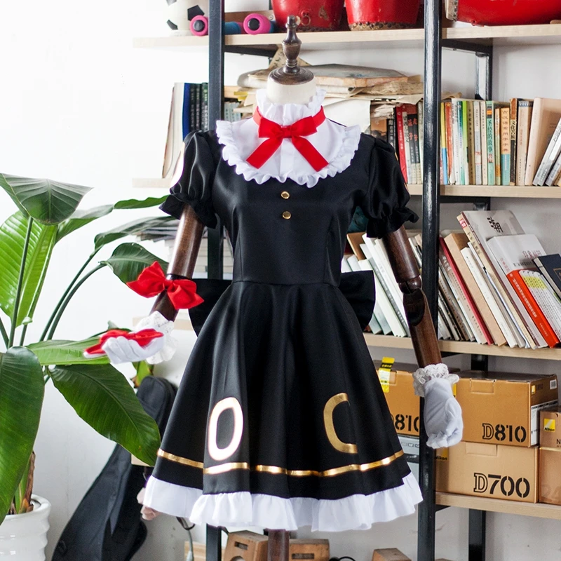 Костюм для косплея Нико Ядзава из аниме Love Live черное милое платье лолиты костюмы