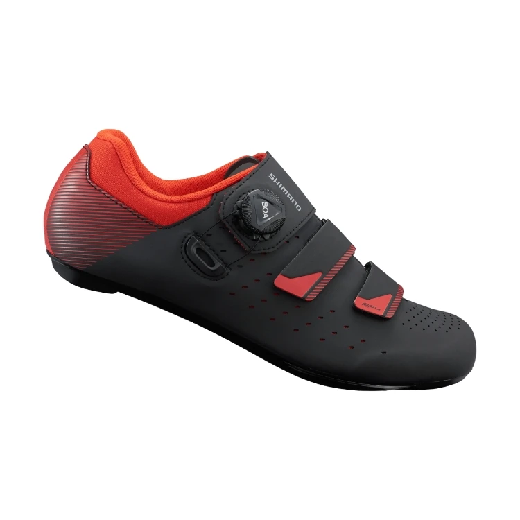 Black red SHIMANO RP4 RP400 Мужская обувь для дорожного велосипеда SPD SL - Цвет: Black red