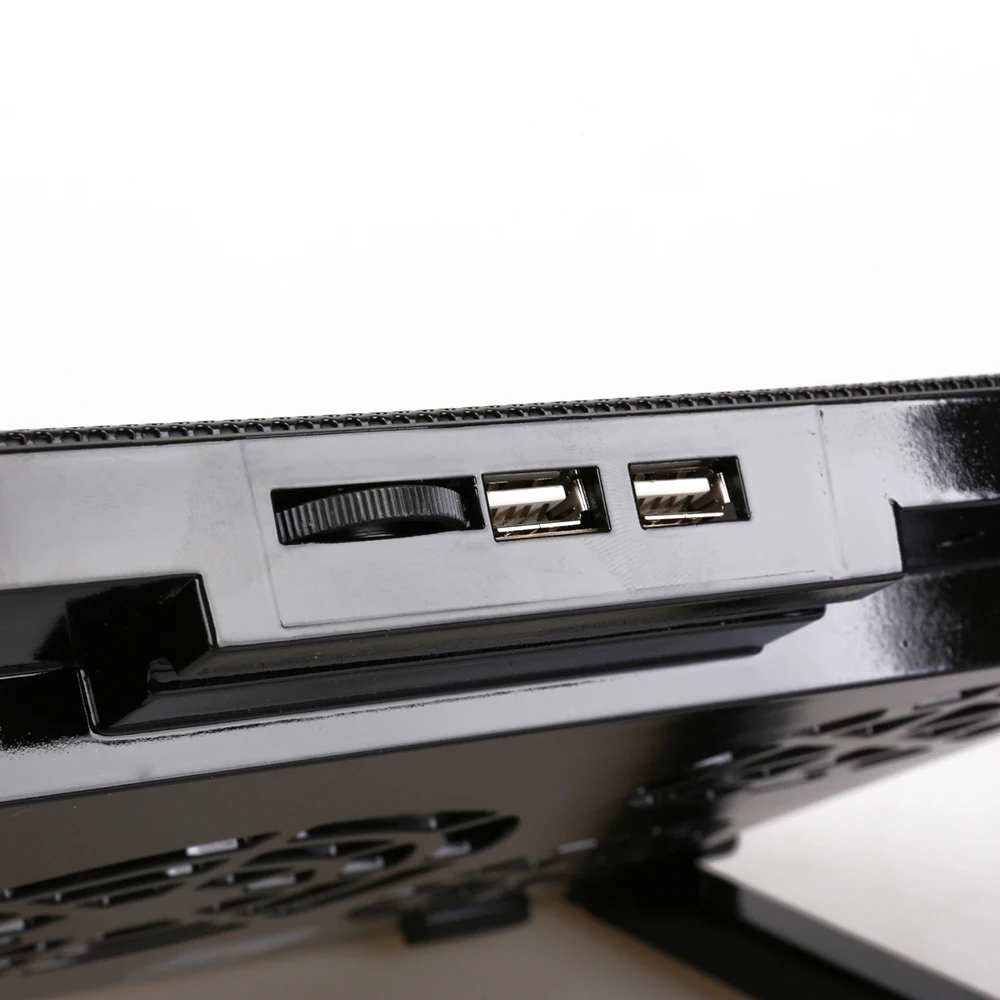 Дополнительный usb-вентилятор для ноутбука 1" 15,6" 1" с 5 вентиляторами 2 usb-порта скользящая подставка вентилятор охлаждения ноутбука с подсветкой