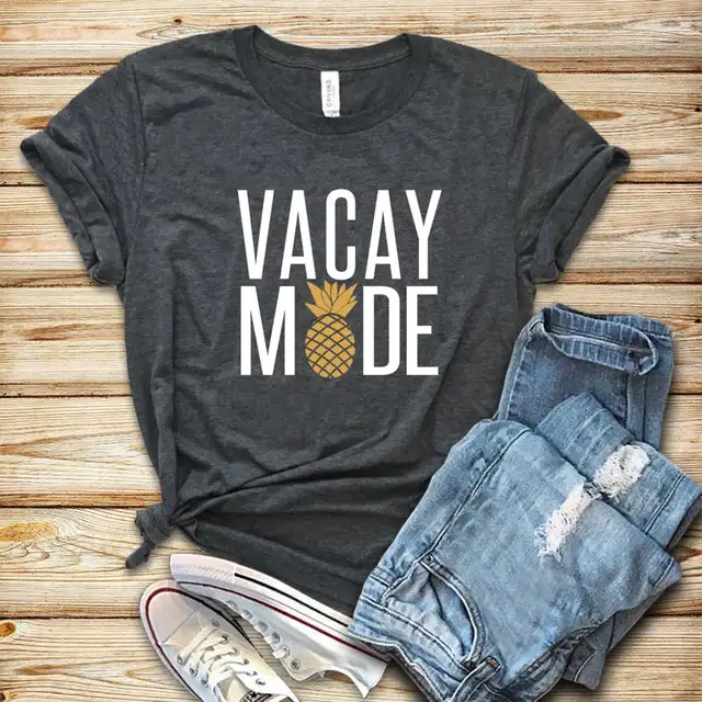 Vacay Mode Pineapple Shirt Women's 