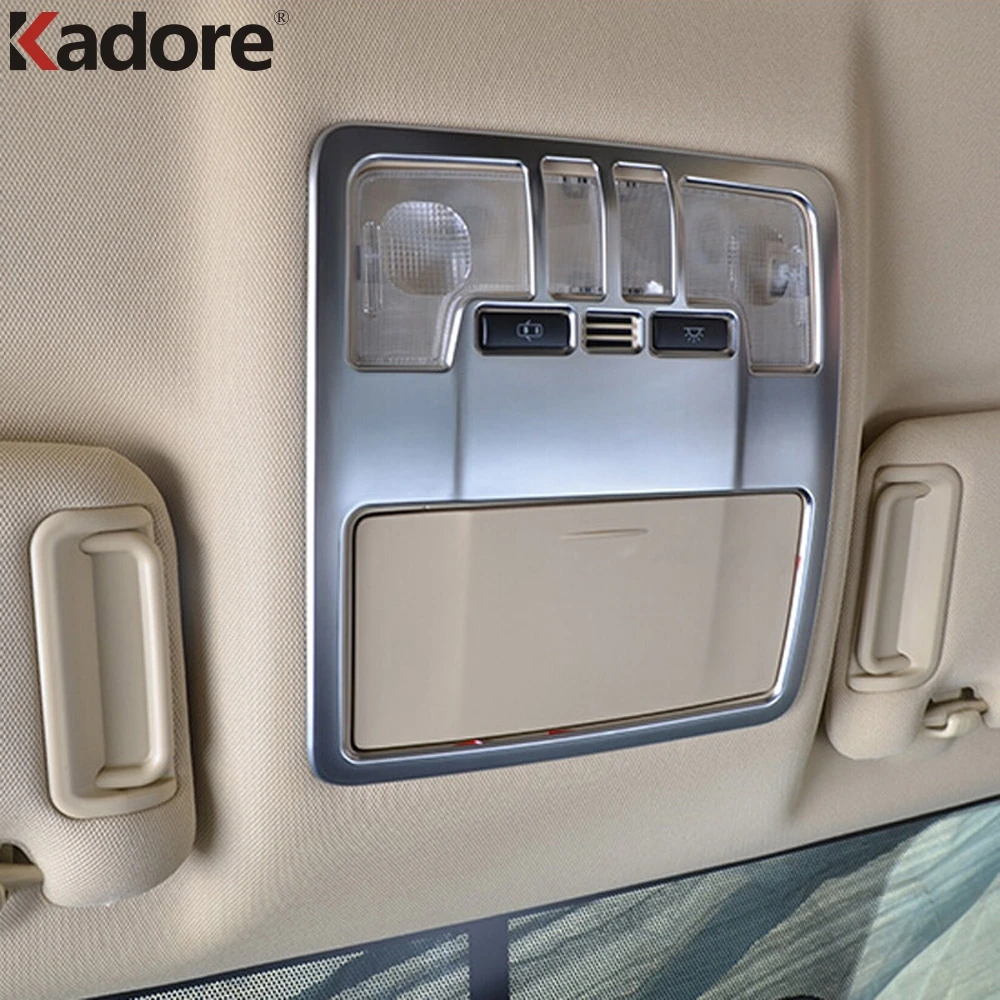 Для Toyota Highlander 2015-2019 ABS матовая передняя лампа для чтения внутренняя отделка