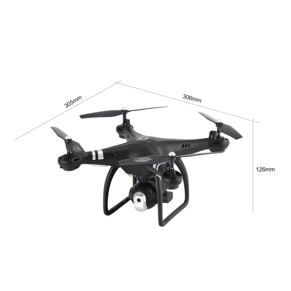 2,4G FPV RC Квадрокоптер Дрон X8 RC Дрон с регулируемой камерой 720P режим удержания высоты Безголовый 3d-флип 18 минут долгий полет