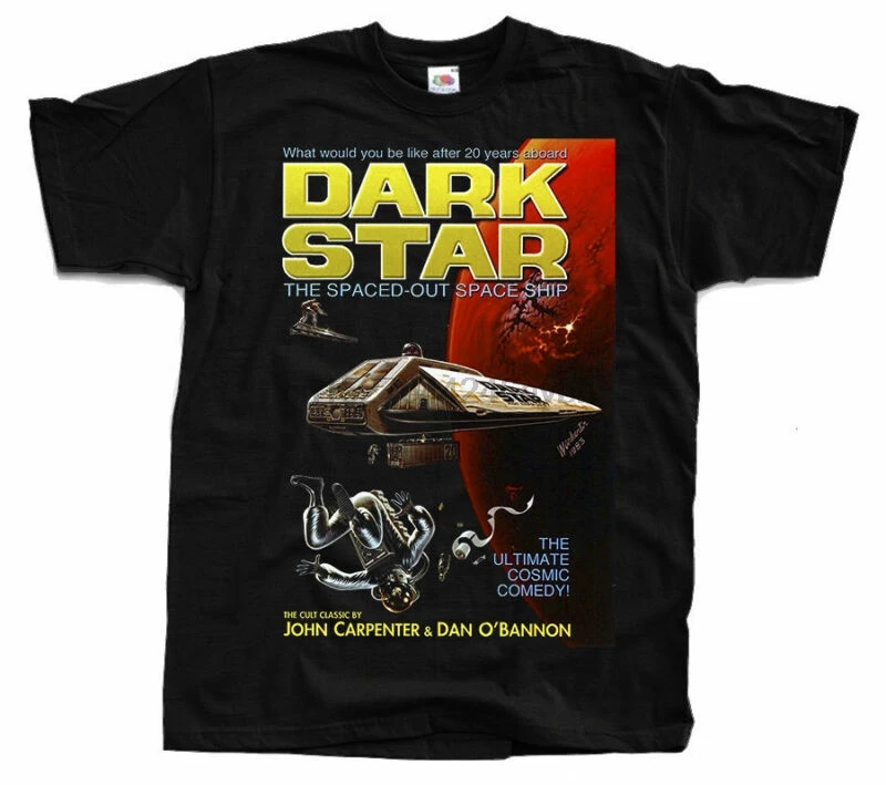 DARK STAR John Carpenter's Movie 1974r футболка ver 2 (черная) все размеры S 5XL| |