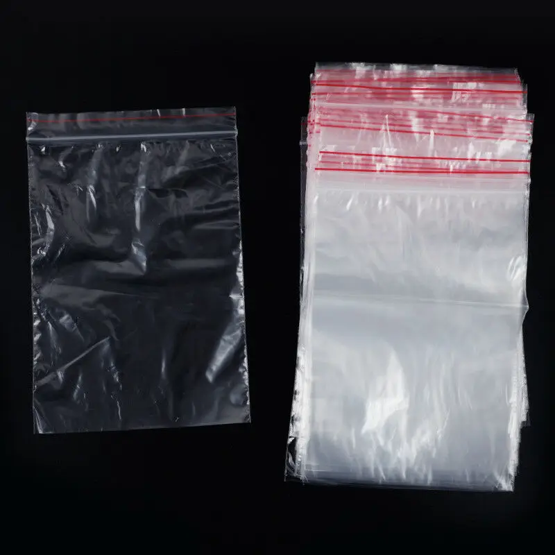 100 pressure lock bags plastic bag 40x60mm Zip Bags