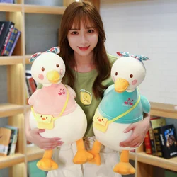Kawaii mochila pato pelúcia brinquedo travesseiro tecido é confortável macio não deformável conforto das crianças boneca decoração presente de aniversário