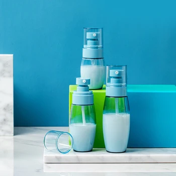 

30/60/80ml Portable small Transparent Plastic Empty Spray Perfume Bottle Refillable Bottles Cosmetics Bottled