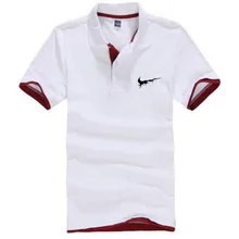 Новые мужские рубашки поло, высококачественные хлопковые рубашки с коротким рукавом, дышащие однотонные рубашки поло, Летняя Повседневная Деловая мужская одежда