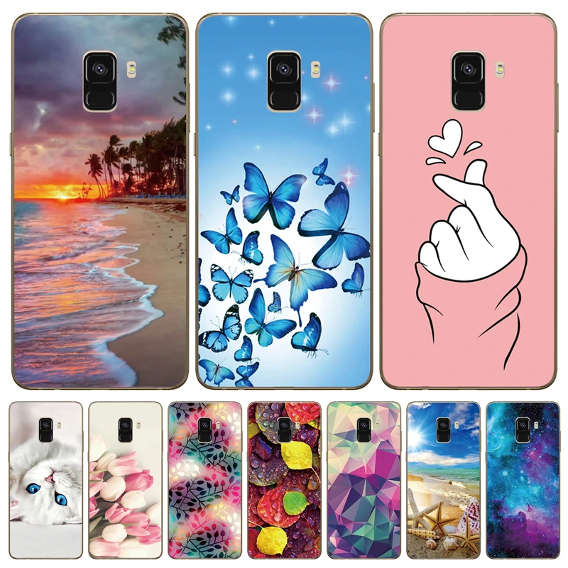 Силиконовый чехол для телефона samsung Galaxy A8 2018 A530 A530F Plus A730 A730F прозрачный s |