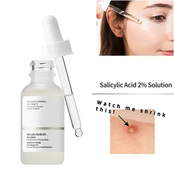 

Salicylic Acid 2% Solution 30mL Acne Spot Removing Pores Unclog Clear Face Impurities Makeup Primer Skin Care