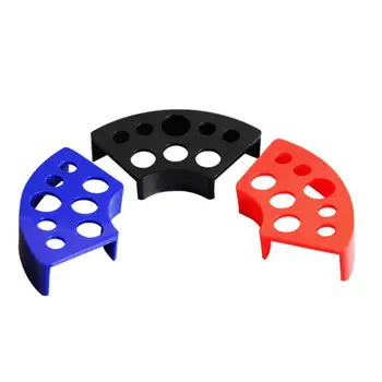 

3pcs 8 Holes Plastic Fan Shaped Tattoo Ink Cup Holder Stand Tattoo Pigment Cup Rack Skin Holder Container Cap tattoo accessories