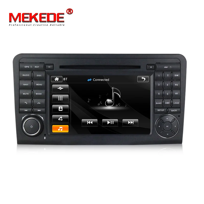MEKEDE 2din автомобильный DVD мультимедийный плеер для Benz ML Class W164 ML300 ML350 ML450 ML500 с gps навигацией BT Радио стерео