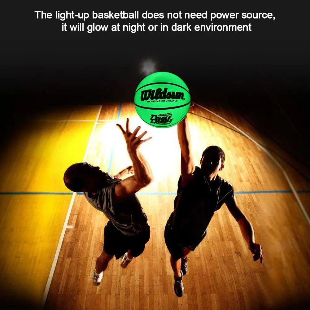 Светящиеся Баскетбол светильник для игры в баскетбол нет. 7 баскетбольная майка PU
