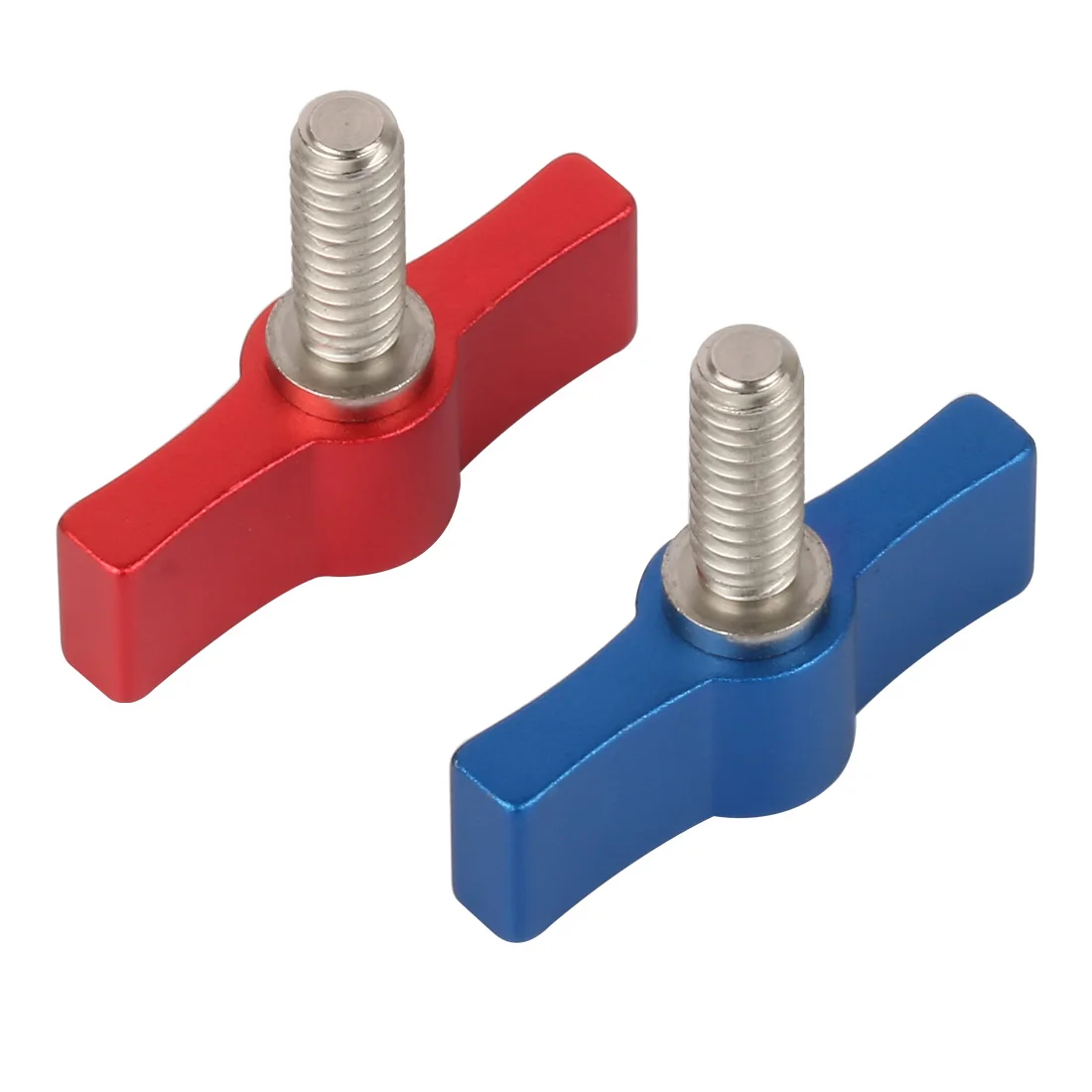 BGNing Aluminum Knob Screw Adapter 1/4 17mm Screw Length Rail Rod Slider Clamp Locking L Shape/T Shape Wrench Clamp Screws
