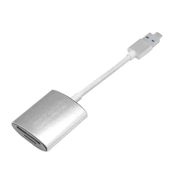 

Aluminum Alloy USB 3.0 Interface Support Security Digital Memory Card TF Card 2 in 1 Card Reader For Computer Smart Phone