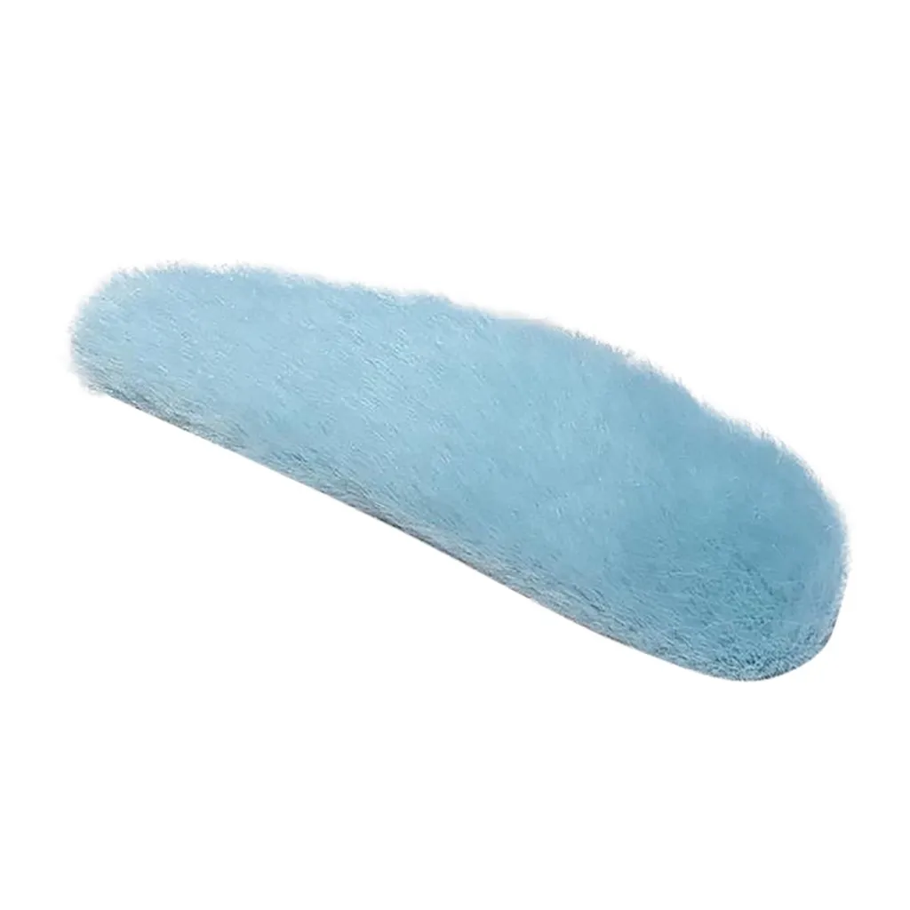 Sky Blue Корея Осень Зима Женская карамельный цвет модная плюшевая повязка для волос заколка аксессуары для волос головной убор шерсть металлическая защелка зажим для волос для девочек - Цвет: Sky Blue