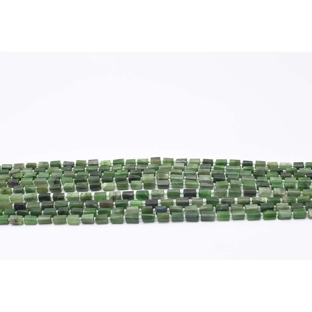 

АА бусины из натурального зеленого авантюрина 10 х14 мм, цилиндрические камни неправильной формы для самостоятельного изготовления ожерелий, браслетов, ювелирных изделий, 15 дюймов, бесплатная доставка