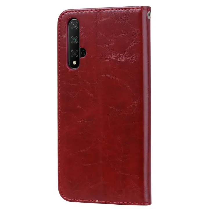 Для huawei Nova5 T чехол для телефона из искусственной кожи однотонный бизнес флип-чехол для huawei Nova 5 T чехол Haiwei Nova T5 чехол-кошелек для телефона