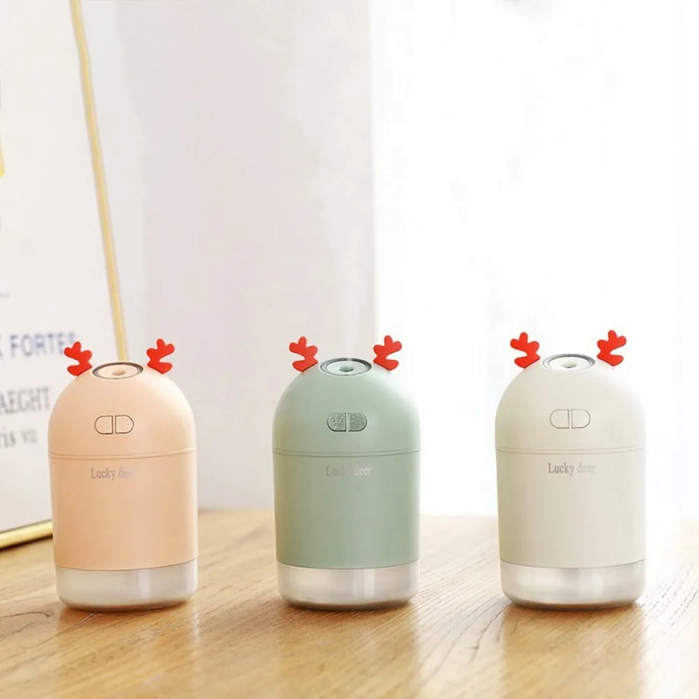 Lucky Deer увлажнитель Usb с внешней подсветкой Разъем Ins маленькая милая форма мини портативный домашний увлажнитель воздуха для офиса