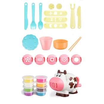 

Plasticine Mud Tool Mold Play Colorful Dough Toys Pretend Play DIY Clay Simulation Toys For Girls Kids