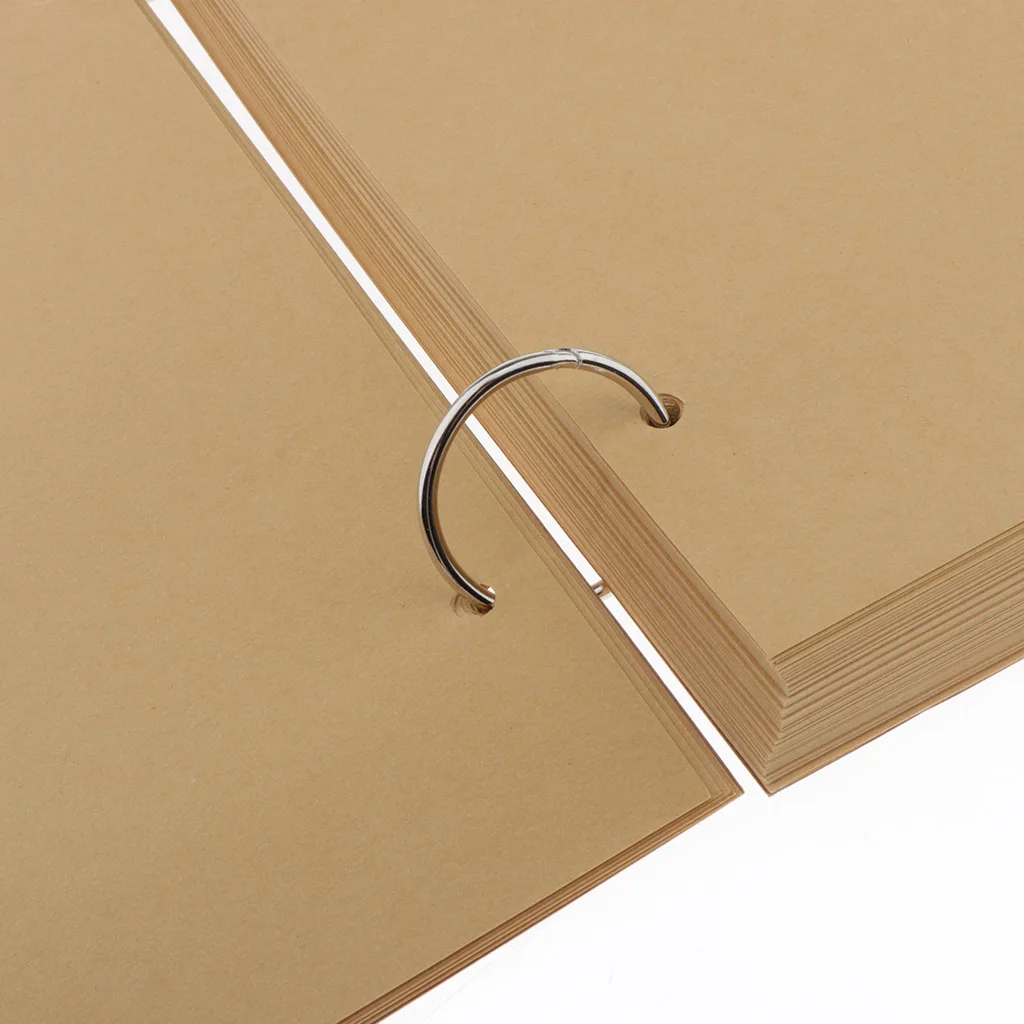 100 Sheets A4 Kraft Cover Sketchbook Drawing Sketching Paper School Stationery