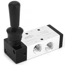 4H310-10 ручной Pull Пневматический Механический клапан PT3/8 2 положения 5 способ Электрический магнитный клапан