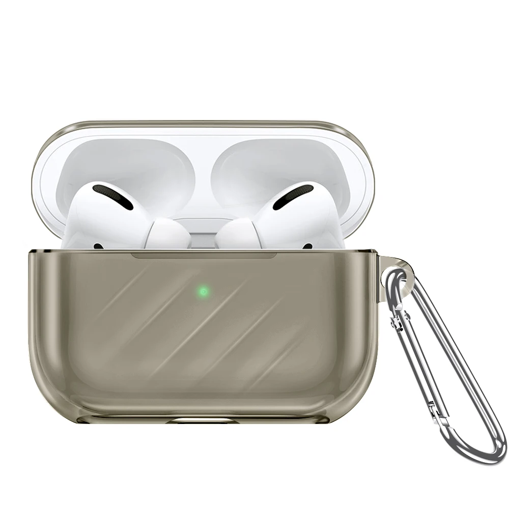 Прозрачный чехол ESR для AirPods Pro, прозрачный защитный чехол из ТПУ с брелком, Воздушная пульсация, пылезащитный чехол для AirPods Pro