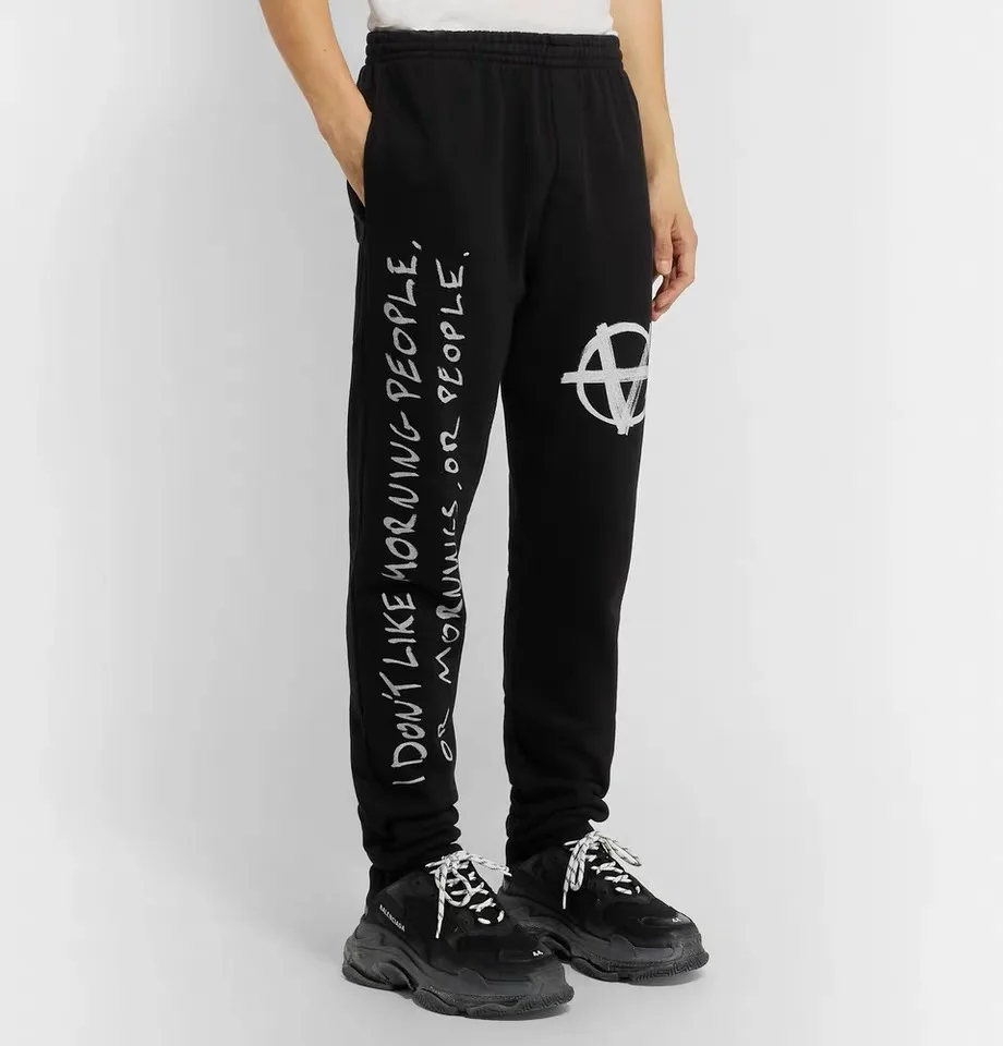 Vetements/штаны 1:1, высококачественные джоггеры с карманами, для спортзала, ткань с граффити, джоггеры kanye west, спортивные штаны, Vetements, брюки для мужчин и женщин