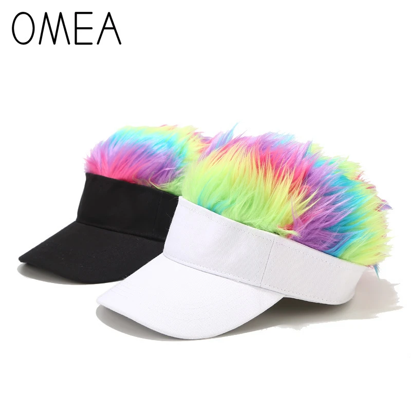 Rainbow visor hat Clearance