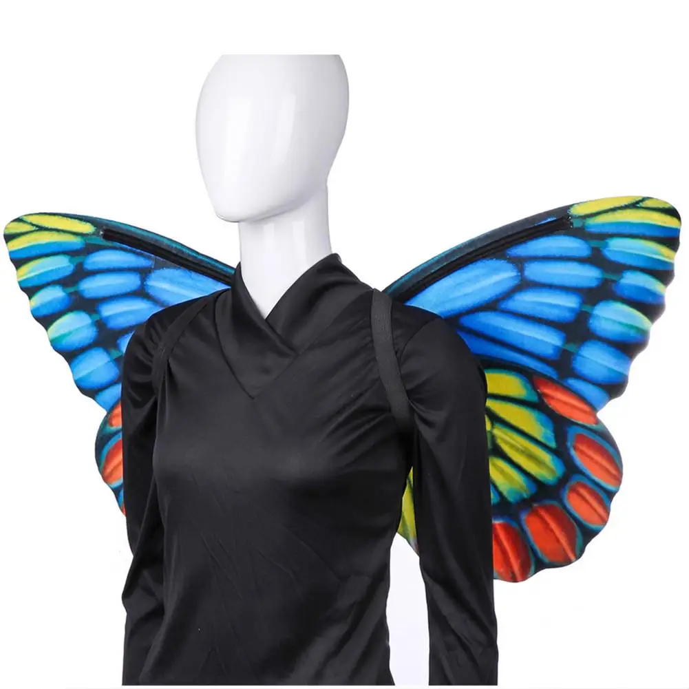 Большие Феи; бабочки; крылья дышащий костюм для нарядов вечерние Хэллоуин фея леди танец шоу аксессуары к костюму для Косплей