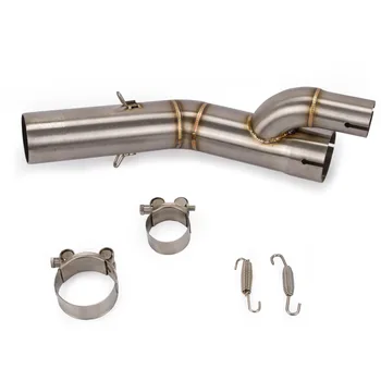 

Exhaust Link Pipe Motorcycle Stainless Steel Middle Link Exhaust Pipe With Muffler For BMW S1000RR 2017 2018