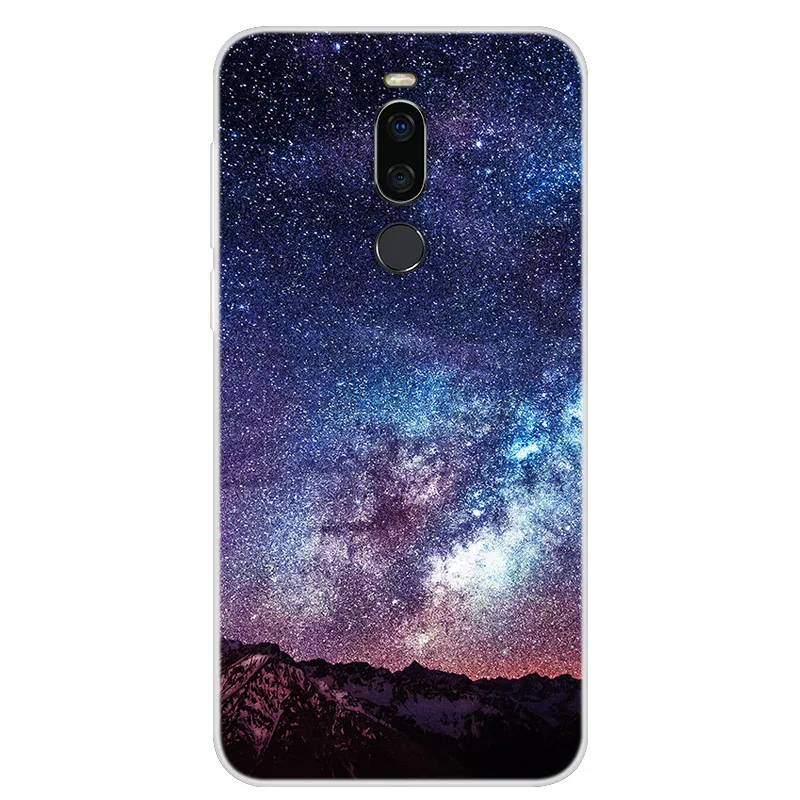 Silicone Case For Meizu X8 Phone Case Soft Space Art Print Back Cover For Meizu X 8 8X MeizuX8 Clear bumper Cases For Meizu X8 best meizu phone cases Cases For Meizu