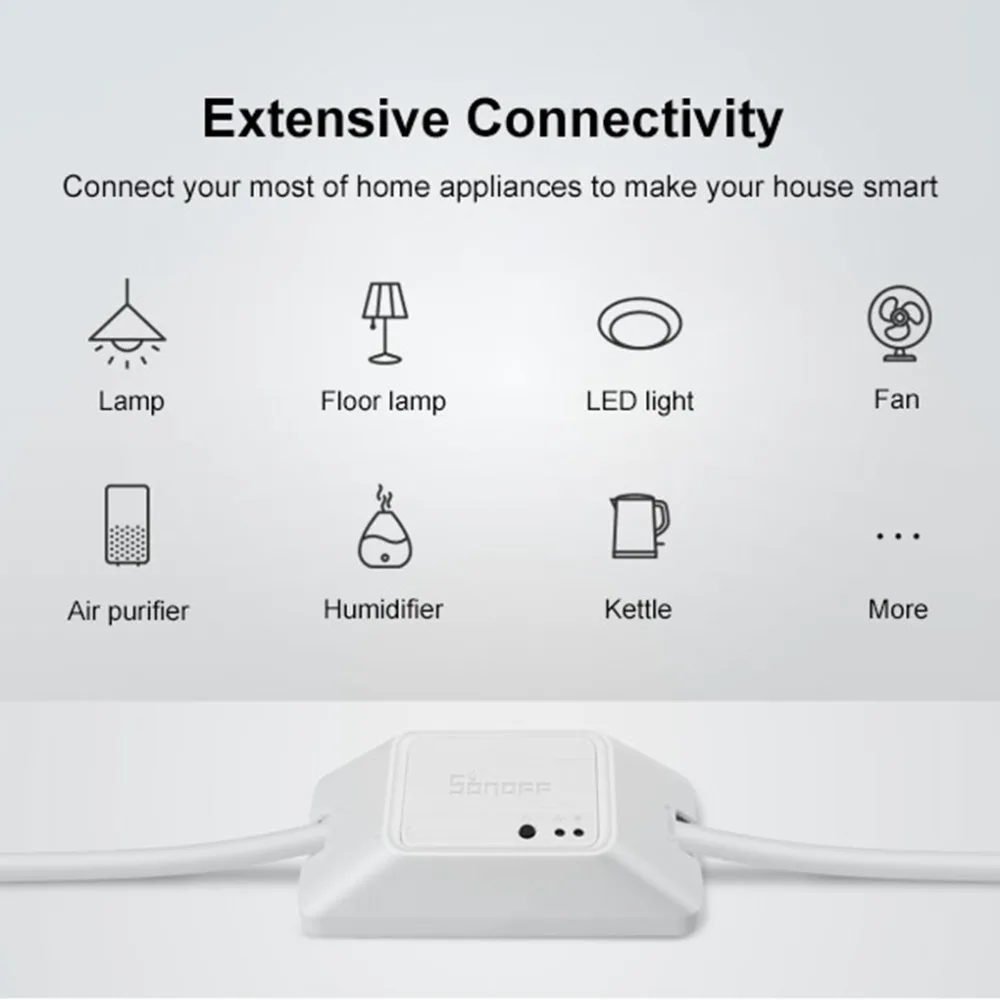 SONOFF BASICZBR3 Zigbee DIY умный переключатель беспроводной пульт дистанционного управления Переключатели модулей работает с Alexa SmartThings Hub