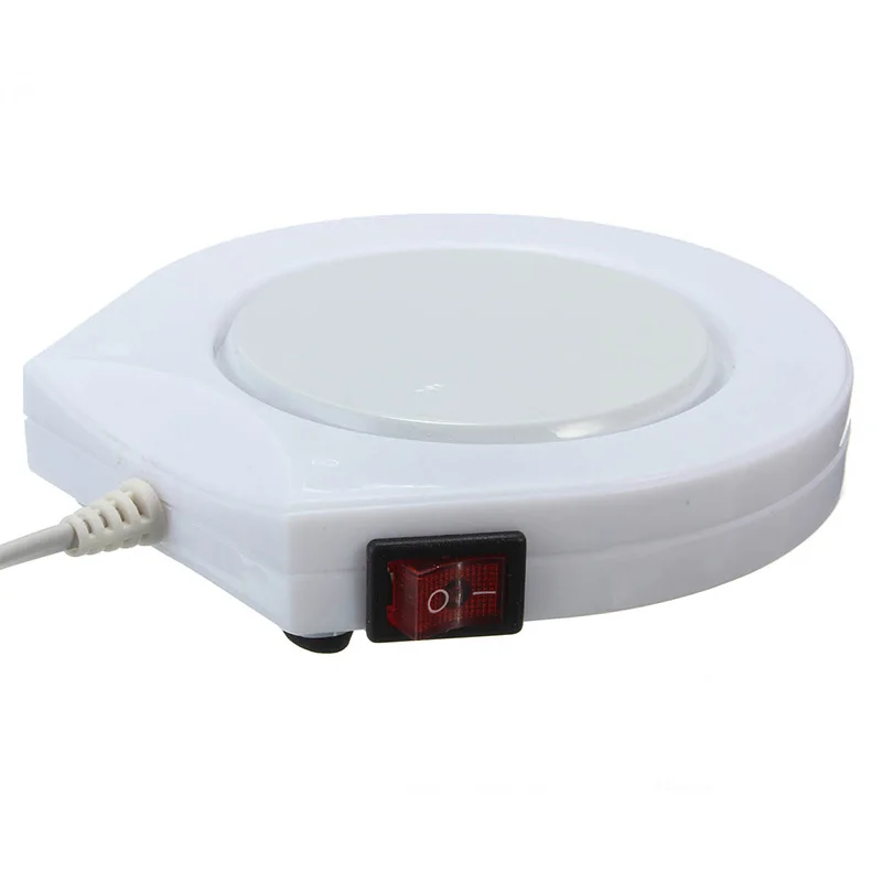 Protable Electronic Powered Coffee Heater Cup Warmer Pad US Plug Heating Coaster USB Mug Warmer