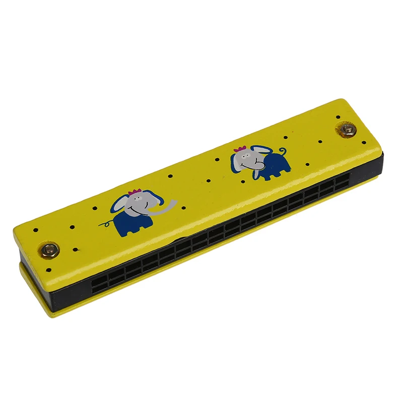 

Wooden Harmonica for Child Kids Music Educational Toy---Random Pattern