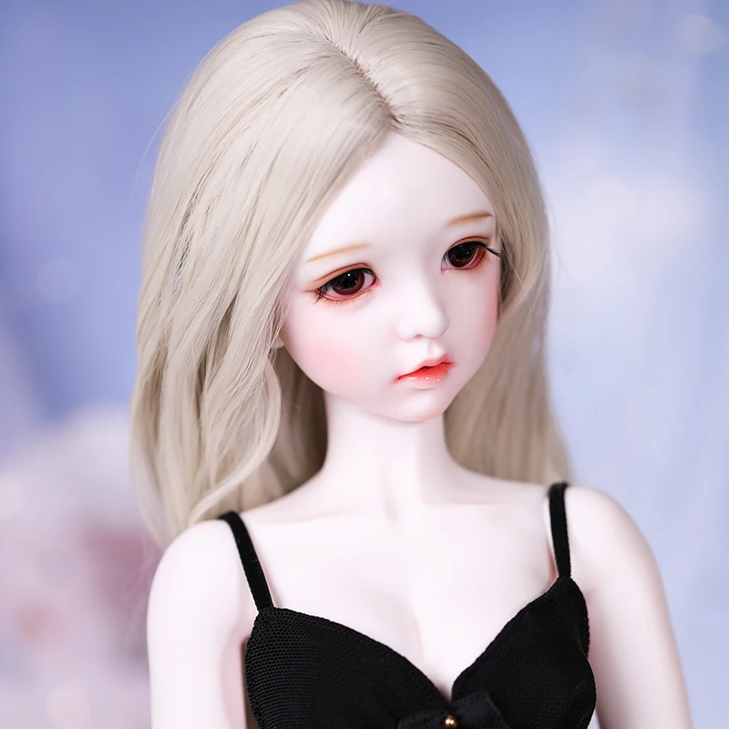 Полный комплект 1/3 BJD кукла Эмма Черное Сексуальное Милое Платье Женская девочка