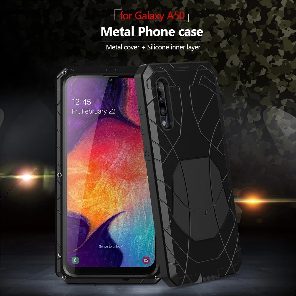 Для samsung Galaxy A30s A50 A51 чехол для телефона жесткий алюминиевый металлический