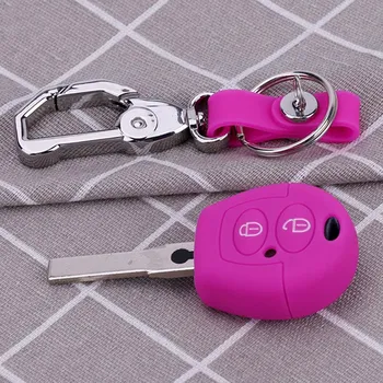 

Silicone Key Case Cover For Sagitar For Bora 2 Button Car Protect Key Fob Shell