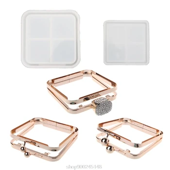 

DIY Clear Dynamic Liquid Square Quicksand Bag Silicone Mold Resin Casting Craft O07 20 Dropshipping