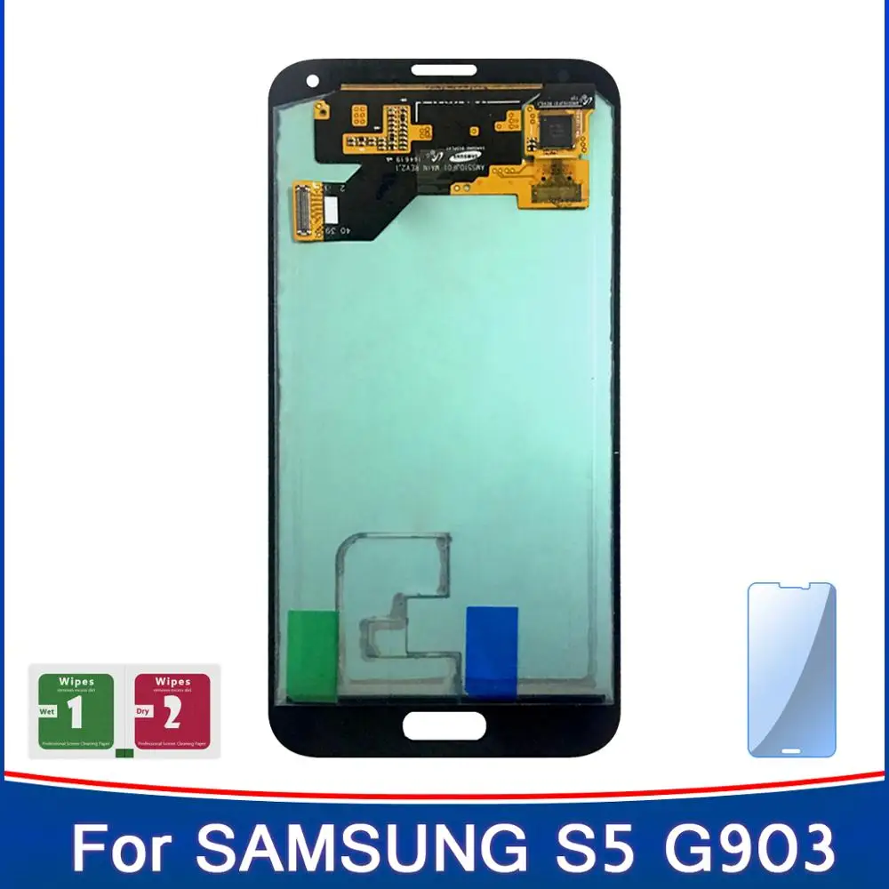 Puro misil lamentar Pantalla táctil LCD de 5,1 pulgadas para Samsung Galaxy S5 Neo G903 G903F,  Panel digitalizador de cristal con Sensor, montaje Super Amoled - AliExpress